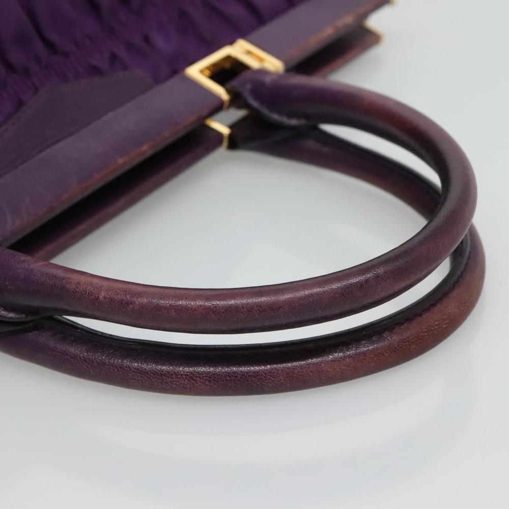 PRADA Hand Bag Nylon 2way Purple Auth 112537 - Picture 7 of 16
